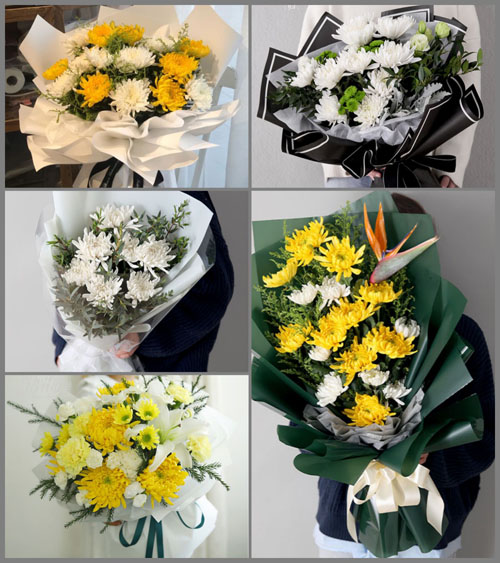 江苏泰州泰兴市曲霞镇印达村白事花束代送